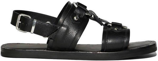 Dsquared2 stud-detail calf-leather sandals Black