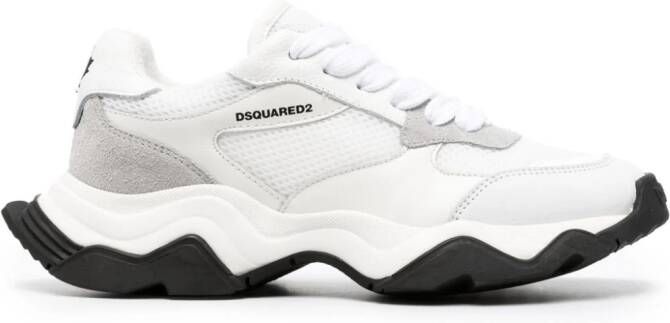 Dsquared2 Wave leather sneakers White