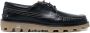 Dunhill lace-up leather boat shoes Black - Thumbnail 1