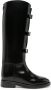 Durazzi Milano buckled leather boots Black - Thumbnail 1