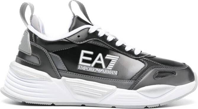 Ea7 Emporio Armani Crusher Distance panelled sneakers Grey