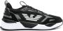 Ea7 Emporio Armani eagle logo low-top sneakers Black - Thumbnail 1