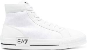 Ea7 Emporio Ar i lace-up high-top sneakers White