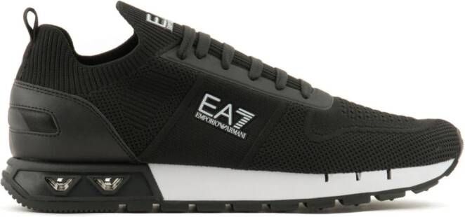 Ea7 Emporio Ar i Legacy knitted sneakers Black