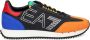 Ea7 Emporio Armani logo-print colour-block sneakers Black - Thumbnail 1