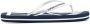 Ea7 Emporio Armani logo-print flip flops Blue - Thumbnail 1