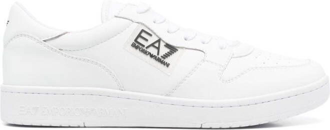 Ea7 Emporio Ar i logo-print lace-up sneakers White