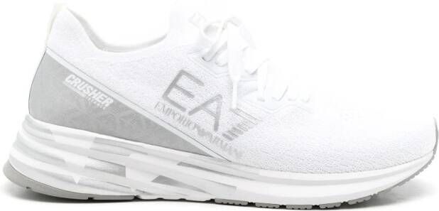 Ea7 Emporio Ar i logo-print low-top sneakers White