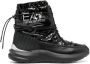 Ea7 Emporio Ar i logo-print quilted snow boots Black - Thumbnail 1