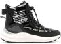 Ea7 Emporio Armani Mountain quilted high-top sneakers Black - Thumbnail 1
