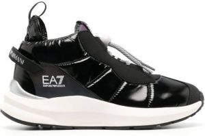 Ea7 Emporio Armani padded mid-top sneakers Black