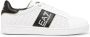 Ea7 Emporio Armani perforated logo-stripe low-top sneakers White - Thumbnail 1