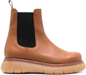 Each X Other 43mm chunky leather Chelsea boots Brown