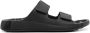 ECCO Cozmo leather sandals Black - Thumbnail 1
