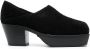 Eckhaus Latta 65mm Cowboy leather clogs Black - Thumbnail 1