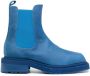 Eckhaus Latta Mike 50mm square-top ankle boots Blue - Thumbnail 1