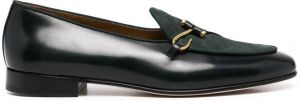 Edhen Milano Comporta single buckle loafers Green