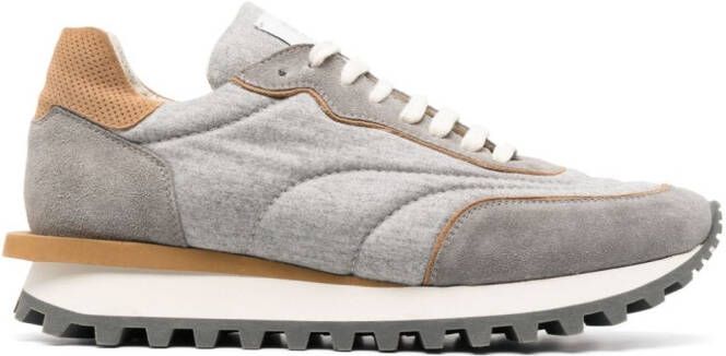 Eleventy chunky low-top sneakers Grey
