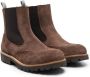 Eleventy Kids cut-out detail Chelsea boots Brown - Thumbnail 1