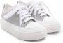 Eleventy Kids panelled canvas sneakers Grey - Thumbnail 1