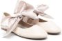 Eli1957 bow-detail leather ballerina shoes Neutrals - Thumbnail 1