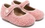 Eli1957 felted flat ballerina shoes Pink - Thumbnail 1