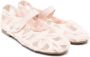 Eli1957 floral-appliqué mesh ballerina shoes Pink - Thumbnail 1