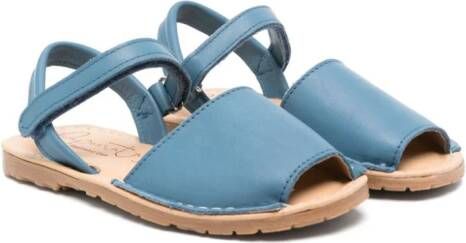 Eli1957 Menorcan leather sandals Blue