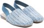 Eli1957 raffia slingback sandals Blue - Thumbnail 1