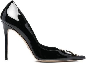 Elisabetta Franchi 110mm stiletto leather pumps Black