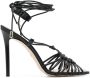 Elisabetta Franchi chain-detail open-toe sandals Black - Thumbnail 1
