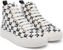 Elisabetta Franchi La Mia Bambina monogram-pattern sneakers White - Thumbnail 1