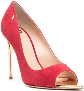 Elisabetta Franchi open-toe 110mm stiletto pumps Red