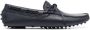 Emporio Armani bow-detail leather loafers Blue - Thumbnail 1