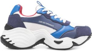 Emporio Armani chunky colour-block sneakers Blue