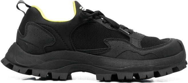 Emporio Armani chunky-ridged-sole sneakers Black