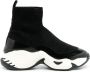 Emporio Armani chunky-sole sock sneakers Black - Thumbnail 1