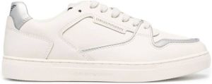 Emporio Armani contrast trim sneakers White
