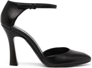 Emporio Armani high-heel buckled pumps Black