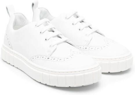 Emporio Ar i Kids lace-up sneakers White