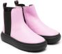 Emporio Ar i Kids panelled ankle boots Pink - Thumbnail 1