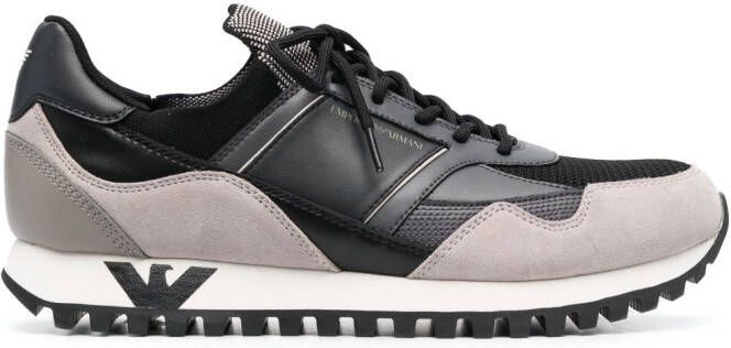 Emporio Armani lace-up sneakers Black