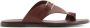 Emporio Armani leather thong sandals Brown - Thumbnail 1