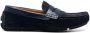 Emporio Armani logo-embossed loafers Blue - Thumbnail 1