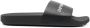 Emporio Armani logo embossed slides Black - Thumbnail 1