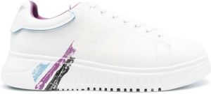 Emporio Armani logo low-top sneakers White