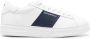 Emporio Armani logo-print leather sneakers White - Thumbnail 1