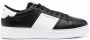 Emporio Armani logo-stripe low-top sneakers Black - Thumbnail 1