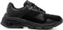 Emporio Armani low-top leather sneakers Black - Thumbnail 1