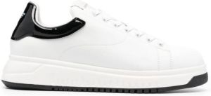 Emporio Armani low-top leather sneakers White